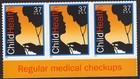 Scott #3938 Child Health "Regular medical checkups" Strip of 3 Stamps - MNH