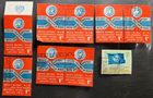 Stamp UN 1962 #104 MNH, 104 used, 104 3 pairs & 105