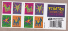 Scott #5812-5815a Pinatas! Booklet Pane of 8 Forever Stamps - MNH