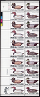 Scott #2141a (2138-41) Duck Decoys Plate Block of 20 Stamps - MNH UL