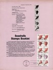 Scott #SP673 (2121a) Souvenir Page - Seashells Booklet Pane of 10 Stamps