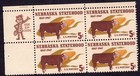 Scott #1328 Nebraska Cattle Zip Block of 4 Stamps - MNH