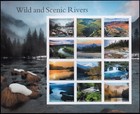 Scott #5381 Wild & Scenic Rivers Sheet of 12 Forever Stamps - MNH
