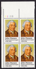 Scott #1941 John Hanson Plate Block of 4 Stamps - MNH UL