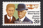 Scott #c114 Lawrence & Elmer Sperry Single Stamp - MNH