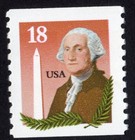 Scott #2149 Tagging Shifted George Washington Monument Single Stamp - MNH EFO