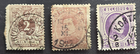 Stamp Belgium 1870 A7 #29, 1915-20 A46 #109, 1922-27 A58 #151 used