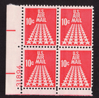 Scott #c72 Fifty-Star Runway Airmail Plate Block of 4 Stamps - MNH P#31894