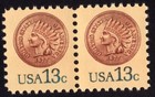 Scott #1734 Indian Head Penny Pair of Stamps - MNH