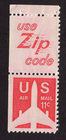 Scott #c78a Silhouette Jet Airliner Airmail Use Zip Code Single Stamp - MNH