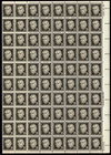 Scott #1289b George Marshall Sheet of 100 Stamps - MNH P#38939 LR Folded