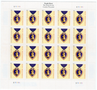 Scott #4529 Purple Heart (VFW, 2011) Full Sheet of 20 Forever Stamps - MNH
