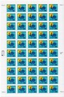 Scott #3257 Rooster Weather Vane H Rate Make-up Sheet of 50 Stamps - MNH