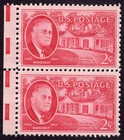 Scott #931 FDR Little White House (Warm Springs) Vertical Pair of Stamps - MNH