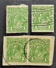 Stamp Australia King George V 1914-24 A4 #23 x4 used