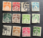 Stamp Denmark A10 #57-62, 89-91, 93-95 used