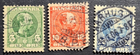 Stamp Denmark 1904-06 A11 King Christian IX #65, 66, 70 used
