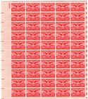 Scott #c40 Alexandria Gadsby House Airmail Sheet of 50 Stamps - MNH #P#24085 UL