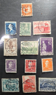Stamp Denmark 1937-48 set of 13 used