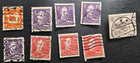Stamp Denmark 1935-47 set of 11 used