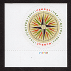 Scott #5956 Compass Rose Plate # Single Global Forever Stamp - MNH In Stock