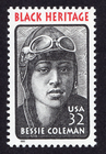 Scott #2956 Bessie Coleman Black Heritage Single Stamp - MNH