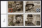 Scott #3396a (3393-96) Distinguished Soldiers Block of 4 Stamps - MNH