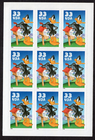Scott #3306 Daffy Duck Half Sheet of 9 Stamps - MNH PC#7