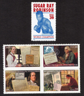 Scott #4020-4024a Robinson Benjamin Franklin Block of 4 Stamps - MNH Printer 1st