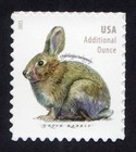 Scott #5544 Brush Rabbit Additional Ounce Single Stamp - MNH