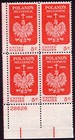 Scott #1313 Poland Plate Block of 4 Stamps - MNH