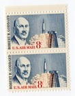 Scott #c69 Robert H. Goddard Rocket Scientist Pair of Airmail Stamps - MNH
