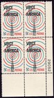 Scott #1329 Voice of America Plate Block of 4 Stamps - MNH