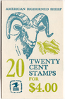 Scott #BK142 (1949a) Bighorn Booklet of 20 Stamps - MNH P#3
