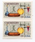 Scott #1685 13¢ Chemistry (The Central Science) Pair of Stamps - MNH
