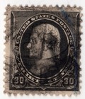 Scott #228 Thomas Jefferson Single Stamp - Used