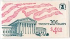 Scott #BK140A 20¢ Flag over Supreme Court Booklet of 20 Stamps - MNH