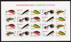 Scott #5965a (5961-65) Fishing Lures Sheet of 20 Forever Stamps - MNH In Stock!
