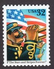 Scott #3153 Stars and Stripes Forever Single Flag Stamp - MNH