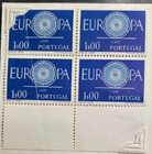 Stamp Portugal 1960 #866 CD3 Europa Block of 4 MNH