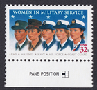 Scott #3174 Women in Military Service Single Stamp - MNH w/Pane Position