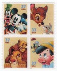 Scott #3868a (3865-68) Disney Friendship Block of 4 Stamps - MNH Mickey 1st