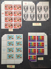 Stamp UN 1964-67 #133, #158, #167, #172 Inscription Block of 4 + MNH