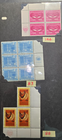 Stamp UN 1961-65 #83 x6, #88 x3, #144 x4 with Inscription MNH