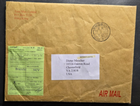 Cover Hong Kong to Chesterfield Va Airmail 11 09 01