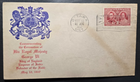Stamp Canada 1937 Cover #237 King George VI Coronation