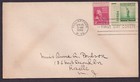 Scott #806 899 John Adams Statue of Liberty MacArthur WV 04-15-1942 FDC