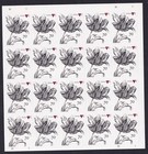 Scott #4960 Vintage Tulip & Heart Full Sheet of 20 Stamps - MNH