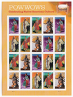 USPS PowWows Native American Culture Sheet of 20 Forever Stamps - MNH (5196a)