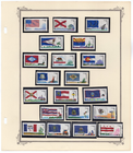 Scott #4282b & 4292b Flags of Our Nation Coil Album Page 20 Stamps - MNH